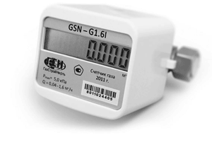 Счетчик газа бытовой GSN-G1,6I с функцией автоматической температурной коррекции