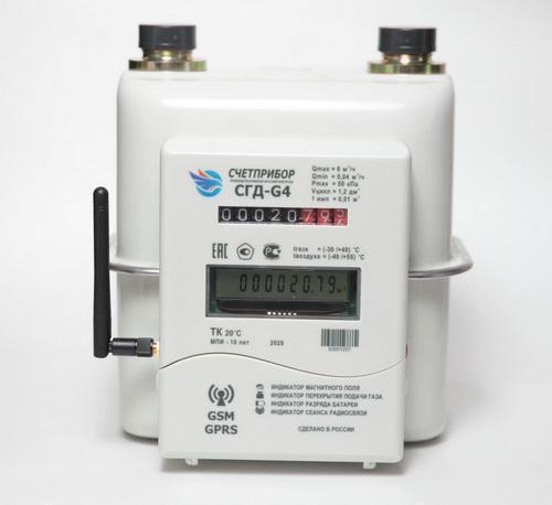 Диафрагменные счетчики газа СГД-G4 c GSM модулем