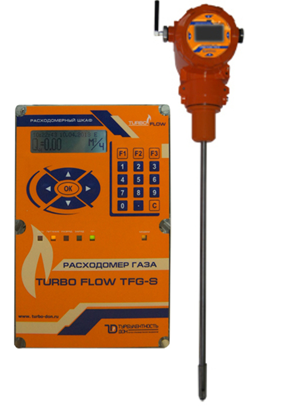 Расходомер газа термоанемометрический массовый линейки Turbo Flow серии TFG